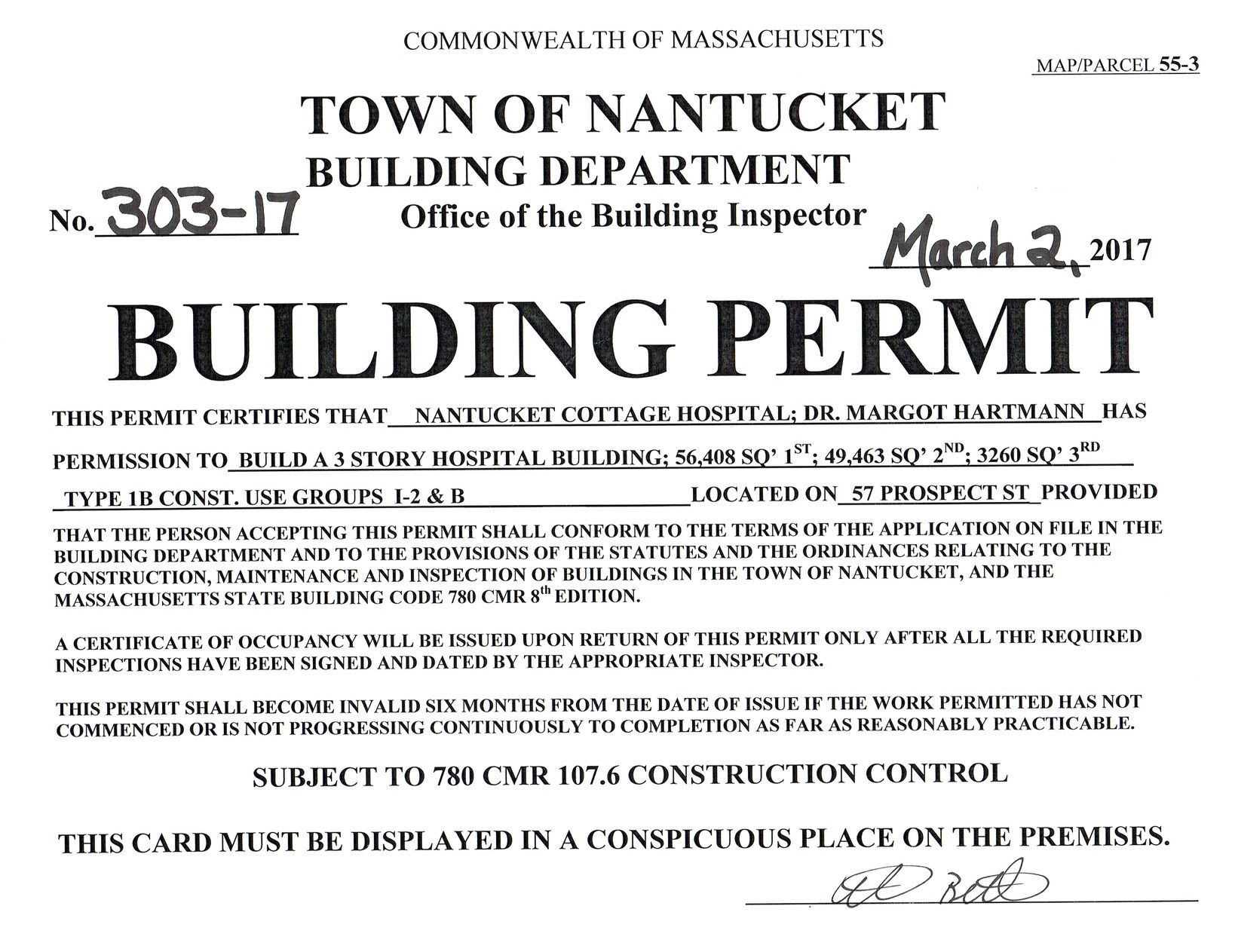 NCH Receives Building Permit For New Hospital | Nantucket Cottage Hospital 