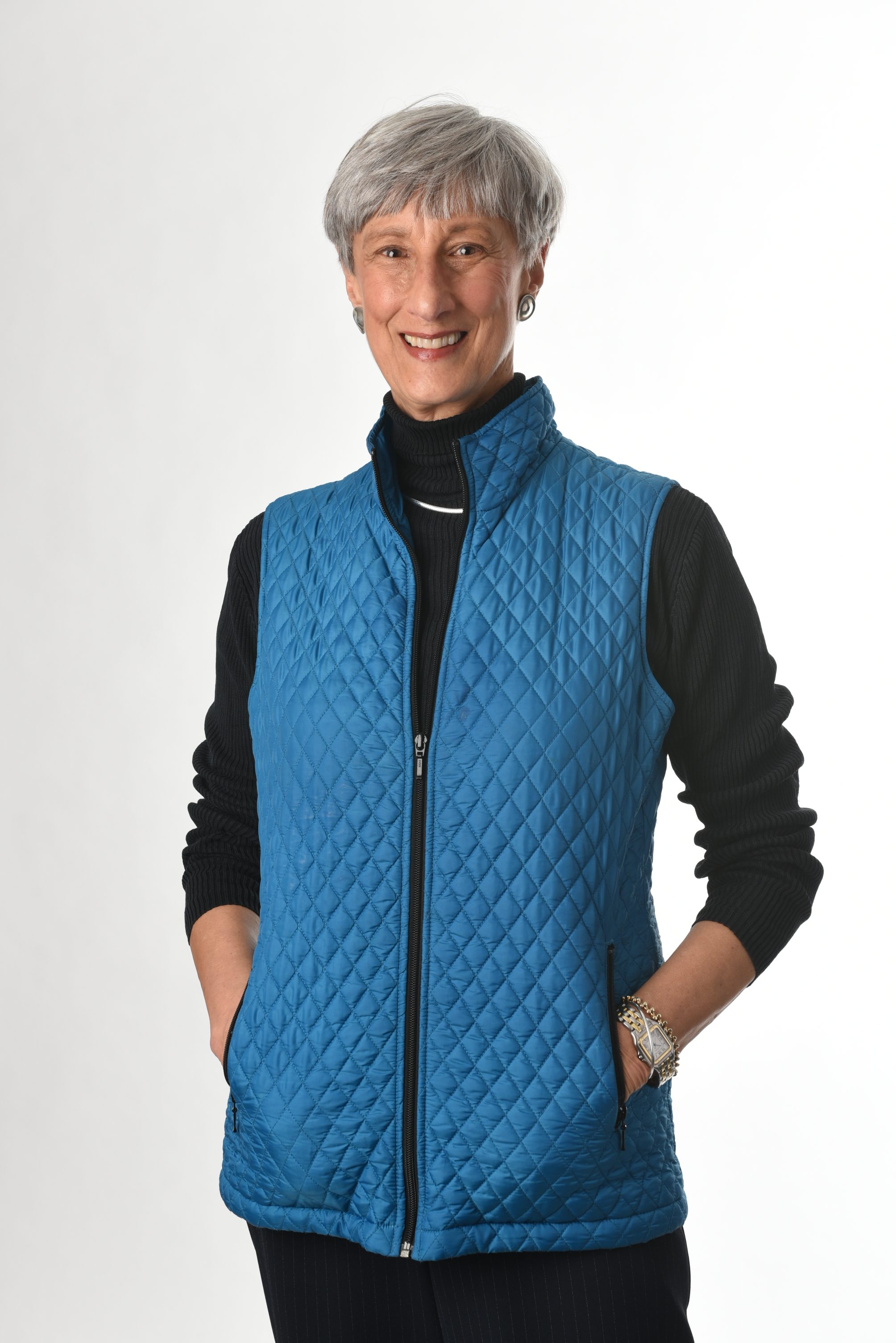 Ladies Quilted Vest for Doctor or Nurse