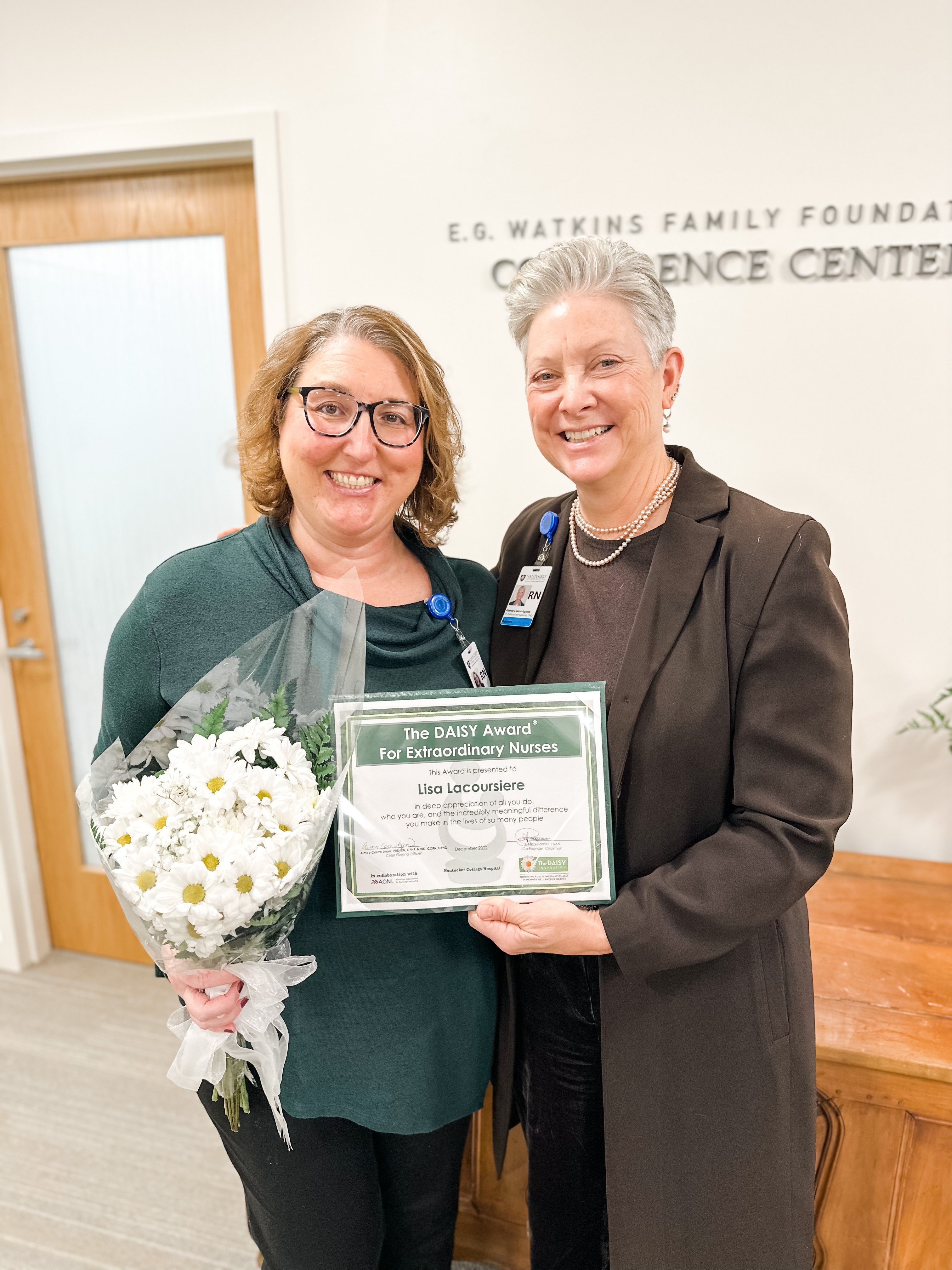 NCH Nurse, Lisa Lacoursiere, Honored with DAISY Award For Extraordinary  Nurses